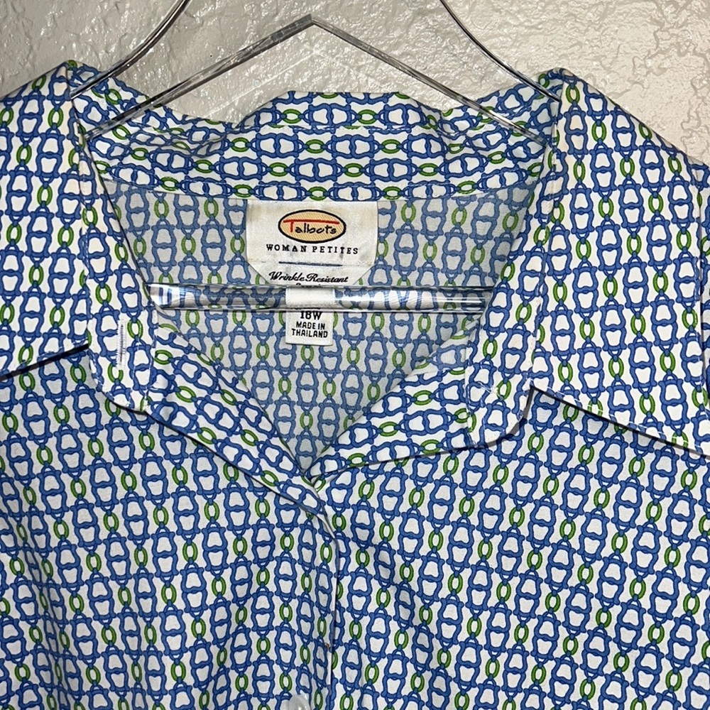 Talbots Women’s Patterned Wrinkle Resistant Stret… - image 3